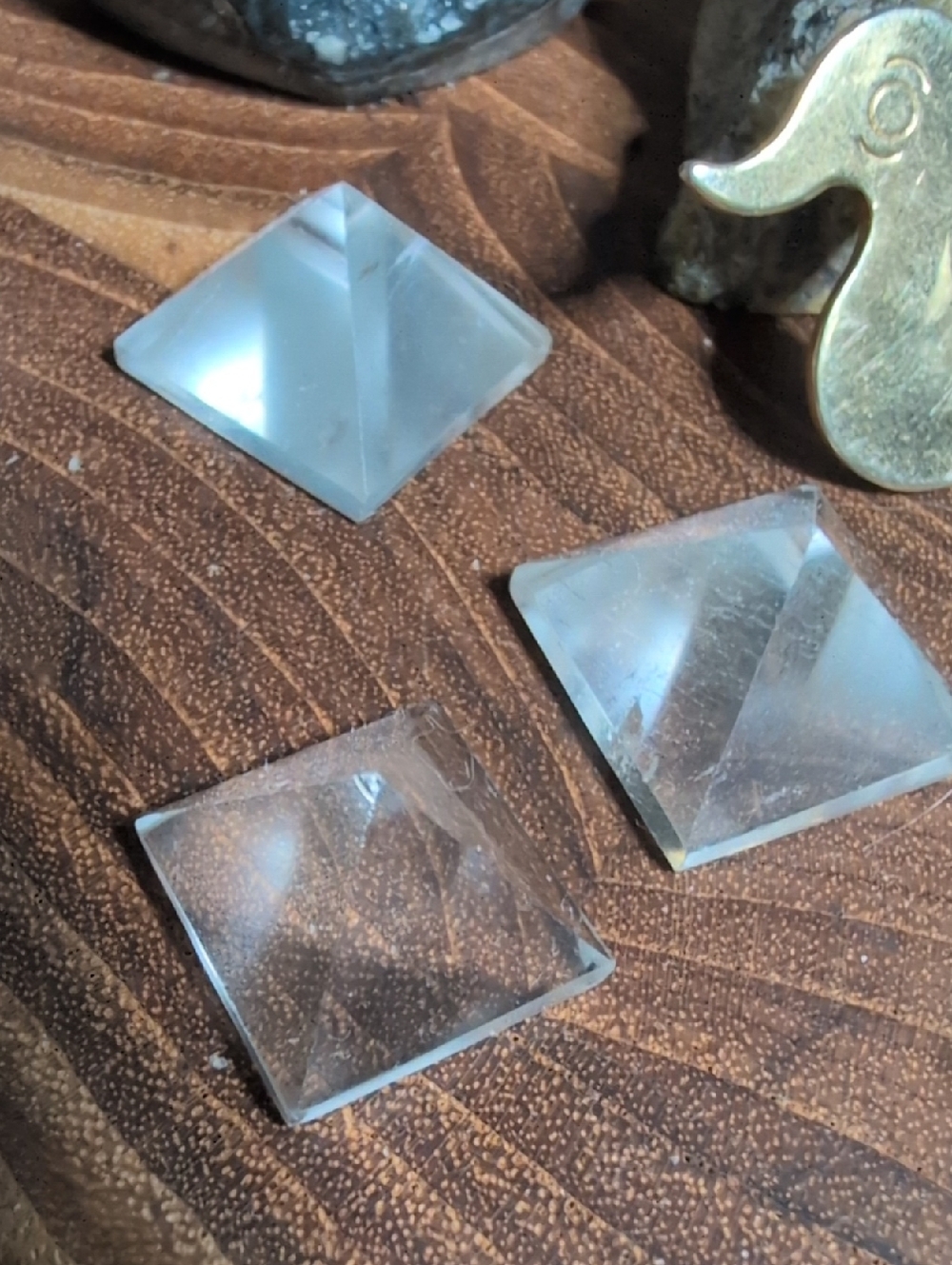 Three Quartz Pyramids (Mini)